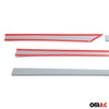 Side door strip door protection strip for Nissan Qashqai J11 2014-2021 stainless steel 4x