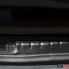 Innen Ladekantenschutz Stoßstange für Dacia Duster 1 2010-2017 ABS Schwarz 3tlg