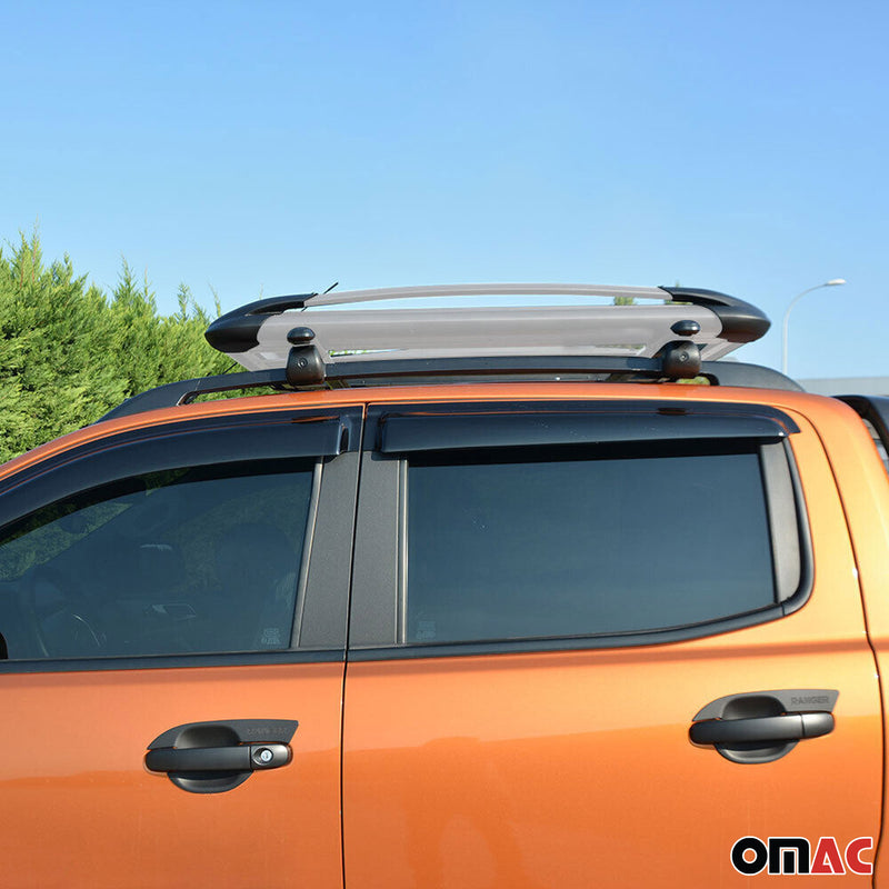 Gepäck Dachbox Dachkorb für VW Amarok 2010-2024 Aluminium Silber 1tlg