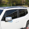 Fensterleisten Zierleisten für Jeep Renegade 2014-2024 Kohlefaser Schwarz 6tlg