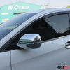 Spiegelkappen Spiegelabdeckung für Honda CR-V 5 2016-2024 Chrom ABS Silber 2tlg