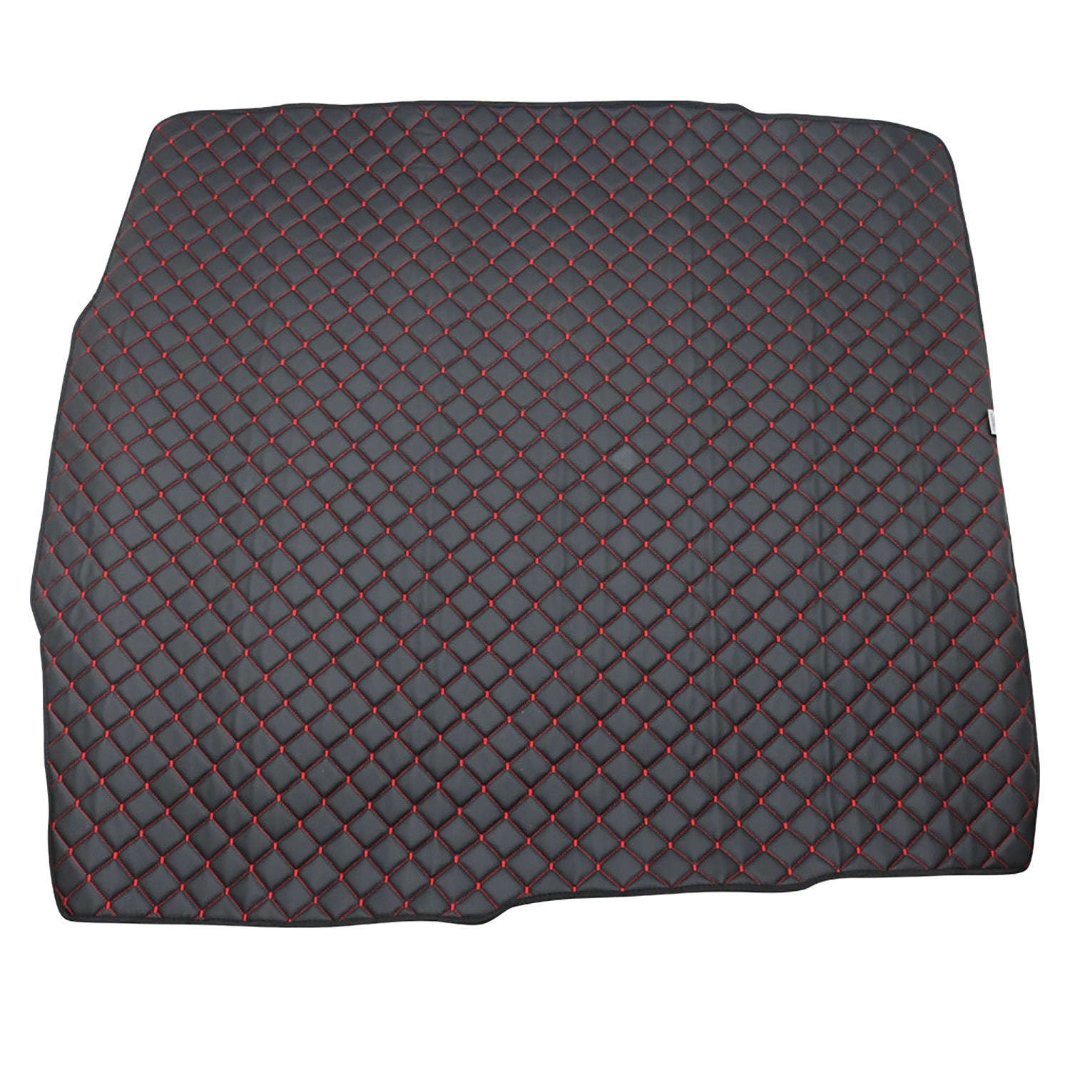 Kofferraummatte Kunstleder für VW Passat B8 2015-2025 Limo Schwarz Rot