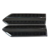Seitentürleiste Türschutzleiste für Ford Ranger 2011-2019 ABS Schwarz 2x