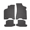 OMAC rubber floor mats for Seat Arosa 1997-2005 car mats rubber black 4 pieces