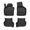 OMAC Gummi Fußmatten für Seat Leon Mk2 2005-2013 Premium TPE Automatten 4tlg