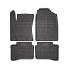 OMAC Gummi Fußmatten für Hyundai i10 2019-2024 Automatten Gummi Schwarz 4tlg