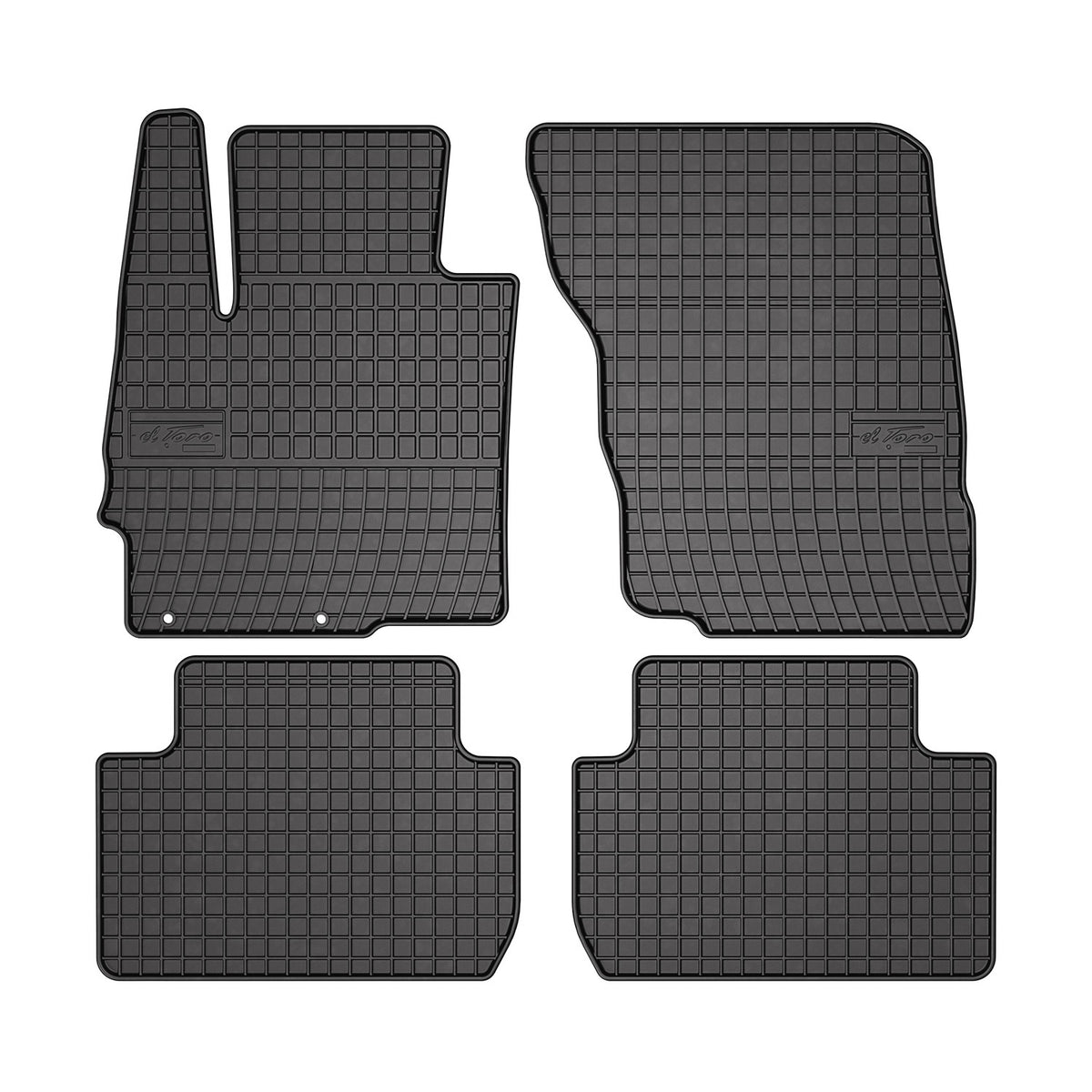 OMAC Gummi Fußmatten für Mitsubishi Eclipse Cross 2018-2024 Automatte Schwarz 4x