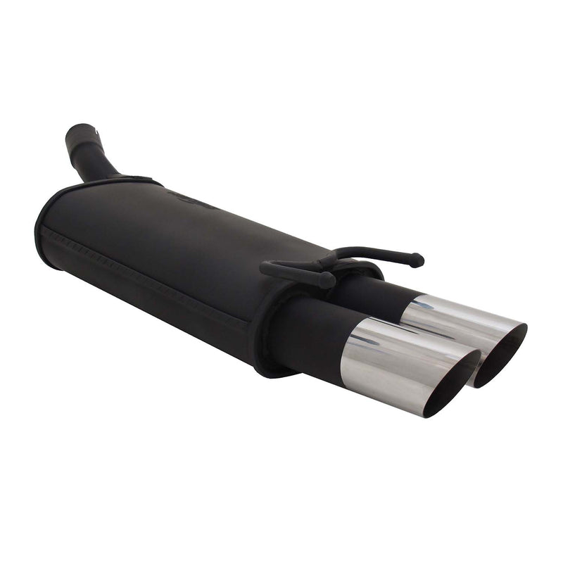 Novus Sportauspuff für Opel Corsa B 2x76mm MS-Design Endschalldämpfer mit ABE