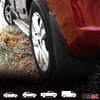 Mud flaps for Peugeot 208 2012-2019 plastic 4 pieces