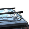 Dachträger Gepäckträger Relingträger für VW Caddy 2003-2015 Aluminium Schwarz 2x