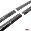 Seitentürleiste Türschutzleiste für Fiat 500X 2015-2024 Chrom Stahl Dunkel 4x