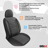 Schonbezüge Sitzschoner Sitzbezüge für Opel Combo 2019-2024 Rauch Grau 1 Sitz