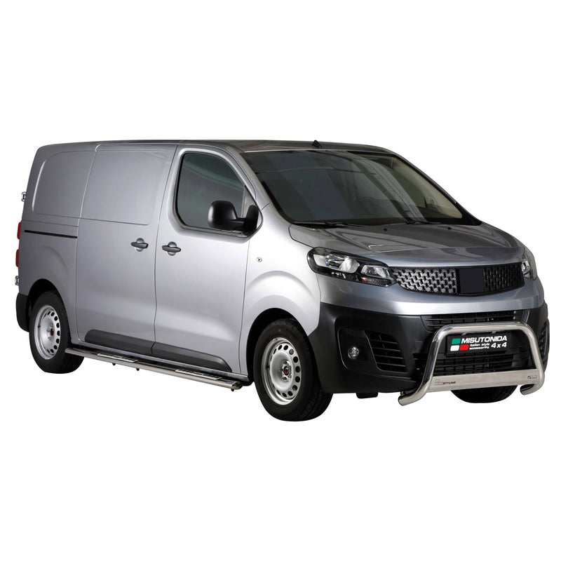 Frontbügel Frontschutzbügel für Fiat Scudo 2022-2024 ø63mm Stahl Silber Schutz