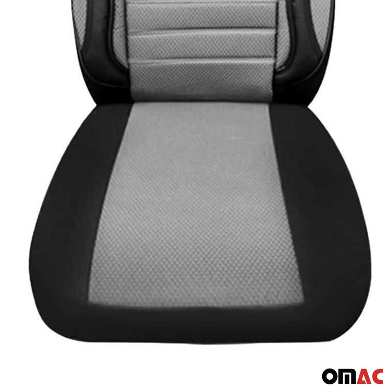 Schonbezüge Sitzbezüge für Hyundai H-1 Travel Starex Grau 2 Sitz Vorne Satz