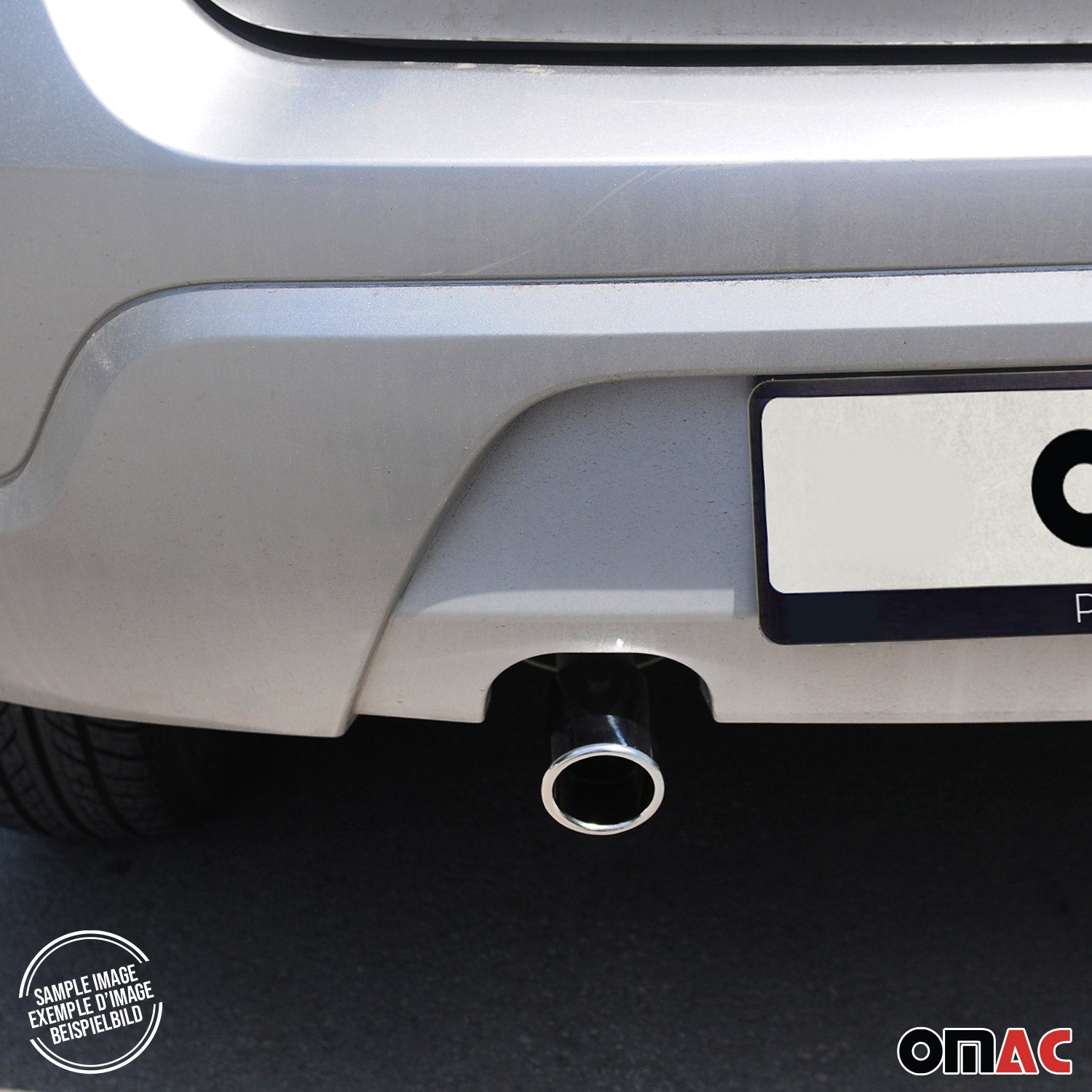 Auspuffblende Endrohr für Opel Corsa 2006-2026 Edelstahl Chrom 60mm 1tlg
