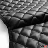 Protective seat cover car seat protector for Smart ForTwo Forfour PU leather black