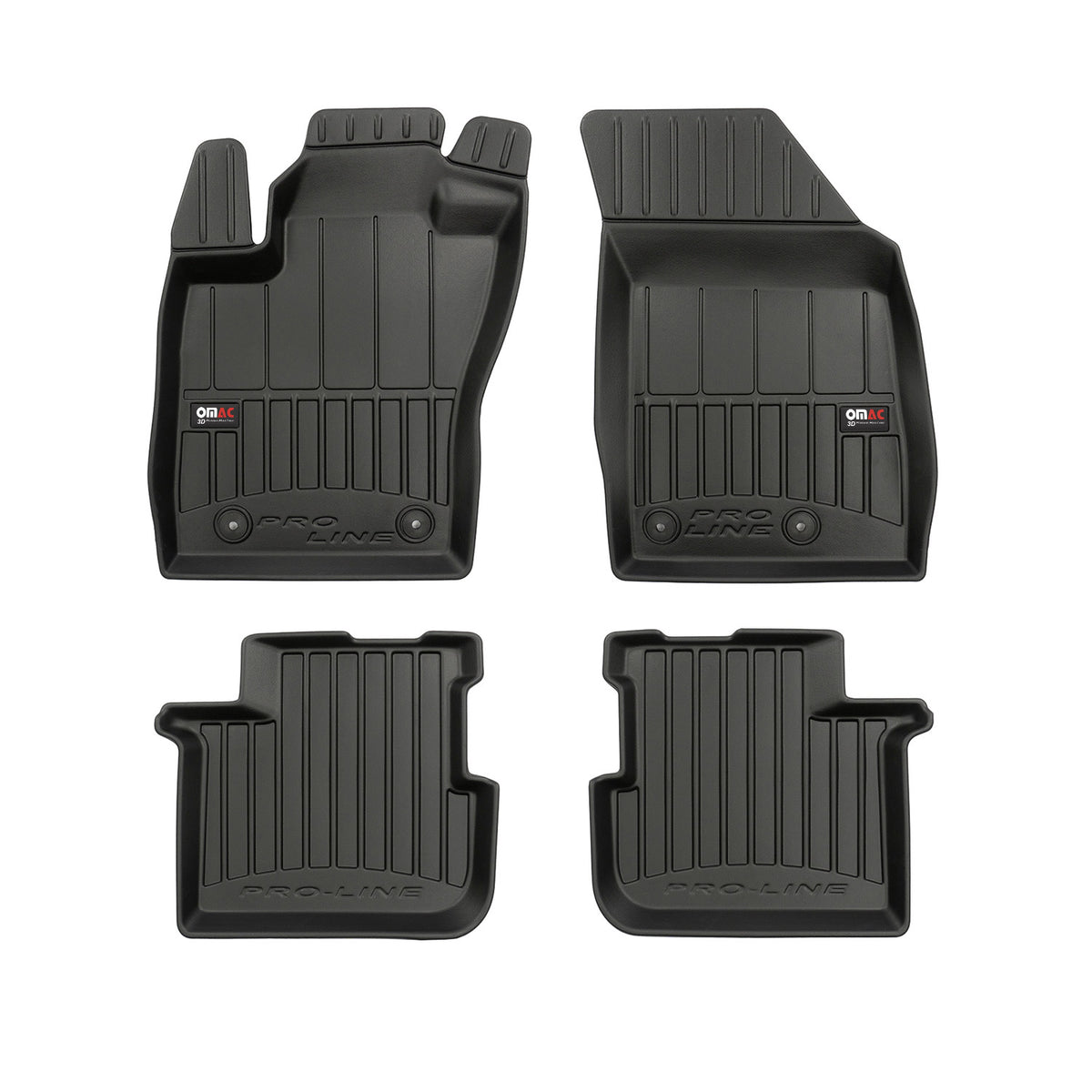 OMAC Gummi Fußmatten für Fiat Tipo 2015-2024 Premium TPE 3D Automatten 4tlg