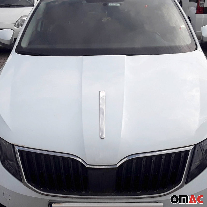Motorhaube Chromleiste Frontleiste für Seat Leon 2012-2020 Edelstahl Silber 1x
