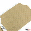 Floor mats leather car mats for VW Passat 2014-2022 artificial leather beige 4 pieces
