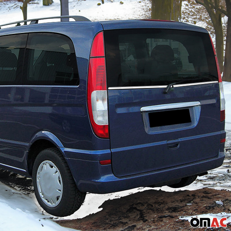 Fensterleisten Zierleisten für Mercedes Vito W639 2003-2014 Hinten Chrom 2x