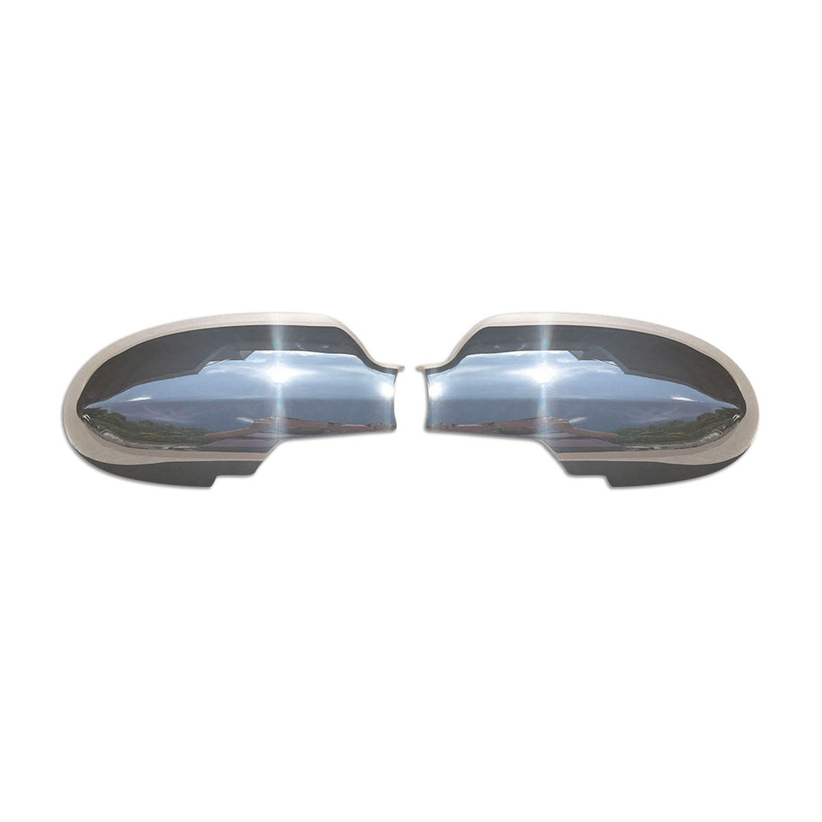 Spiegelkappen Spiegelabdeckung für Hyundai Elantra 2006-2010 Chrom ABS Silber