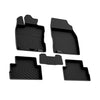 Fußmatten 3D Automatten Gummimatten für Nissan Qashqai J11 2014-2021 Schwarz 4x