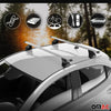 Menabo Stahl Gepäckträger Dachträger für VW Caddy 2010-2015 Stahl Silber 2tlg