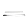 Window strips decorative strips for Peugeot 208 2012-2019 stainless steel chrome 4 pieces