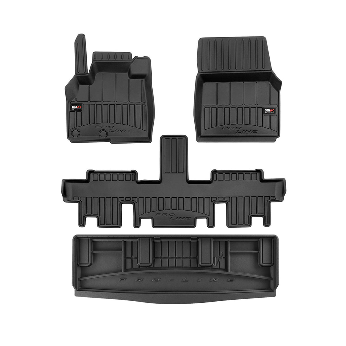 OMAC floor mats & trunk liner set for Renault Espace 2002-2014 without 3rd row