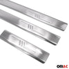 Door sill trims for Kia Venga 2009-2024 stainless steel silver 4 pieces