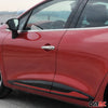 Side door strip door protection strip for Renault Clio 2012-2019 stainless steel red 4x