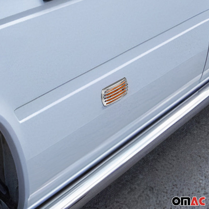 Blinkerrahmen Signalblende Blinker Rahmen für Citroen Jumper 2006-2021 Chrom 2x