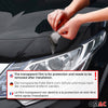 Bonnet deflector insect stone chip protection for Audi Q7 2006-2015 dark