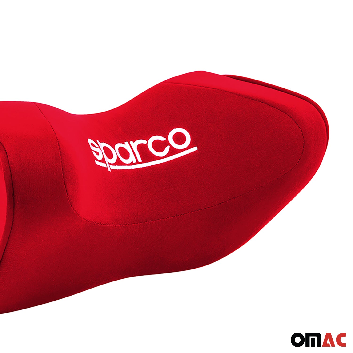 SPARCO Auto Nackenkissen Reisekissen Rot Ergonomische Memory-Schaum Kopfkissen