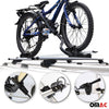 Roof rack + bike rack set for Dacia Dokker 2012-2024 aluminum silver 3 pieces