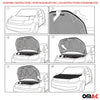 Hood bra stone chip protection bonnet bra for VW Transporter T6 checked 1 piece