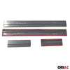 Door sill trims for Ford C-Max 2007-2010 stainless steel silver 4 pieces