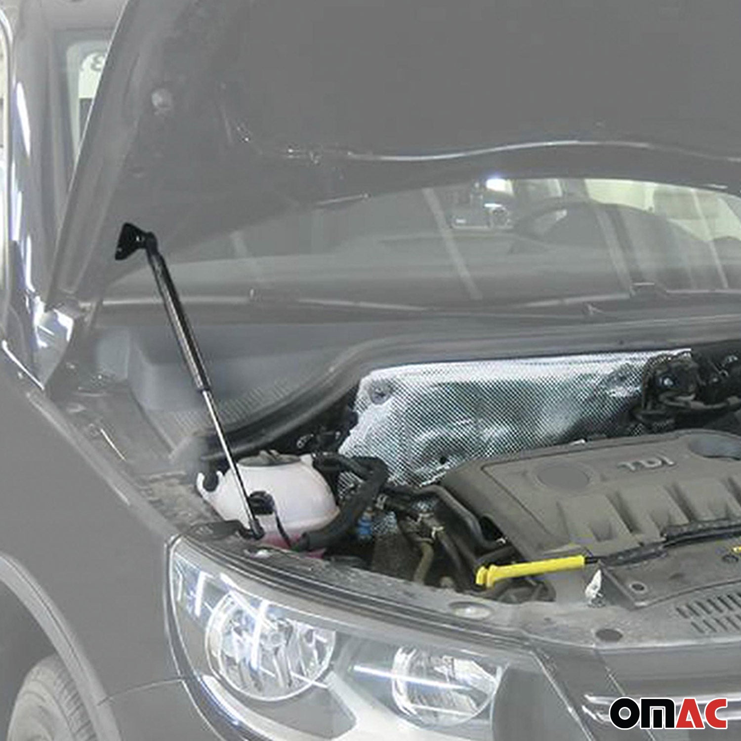 2x Motorhaubendämpfer Gasfeder Dämpfer für VW Tiguan 2011-2016 FL Stahl