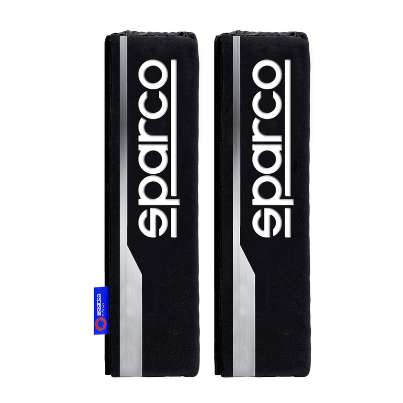 SPARCO Gurtschoner Gurtpolster Sicherheitsgurt Gurtschutz Polster Grau 2x