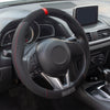 SPARCO steering wheel covers, steering wheel protector, steering wheel protection, black, red, rubber suede
