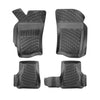 Fußmatten 3D Gummimatten für Fiat Palio Schrägheck 1996-2012 TPE Schwarz 4x