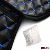 Protective seat cover car seat protector for VW ID Buzz PU leather black blue 1 piece