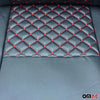 Sitzbezüge Schonbezüge für Mercedes Vito W447 2014-2024 Kunstleder Schwarz Rot
