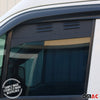 Lüftungsgitter Be & Entlüftung für Ford Tourneo Custom 2013-2024 Alu Schwarz 2x