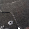 Floor mats velor car mats for BMW 3 Series E92 Coupe 2005-2013 carpet black 4x