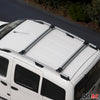 Dachreling + Dachträger für Fiat Fiorino Qubo Nemo Peugeot Bipper Alu Silber 4x