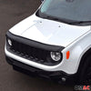 Bonnet deflector insect stone chip protection for Jeep Renegade 2014-20 dark