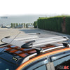 Gepäck Dachbox Dachkorb für Pick-Up Personenwagen Alu Silber 100x120 cm