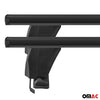Menabo roof rack base rack for Kia Picanto 2011-2017 TÜV aluminum black 2x