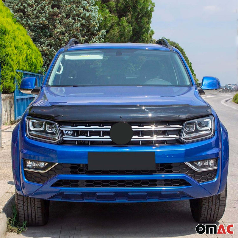 Motorhaube Deflektor Insekten Steinschlagschutz für VW Amarok 2010-2022 Dunkel